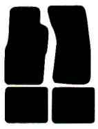 1989-1997 Mercury Cougar  Floor Mats, Set of 4 - Front and back